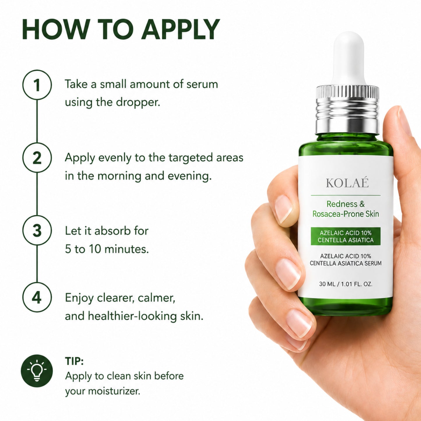 Kolaé Anti-Redness Serum Man